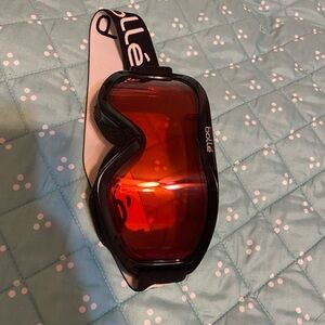 Bolle Black and Red Ski Goggles